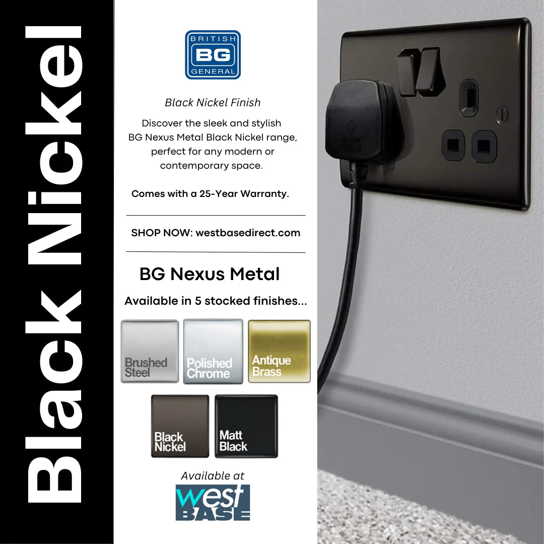 The BG Nexus Metal Black Nickel Range