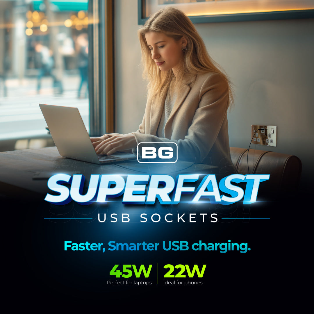 BG Superfast USB A+C Sockets