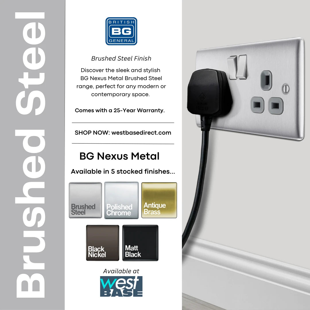 BG Nexus Metal Brushed Steel