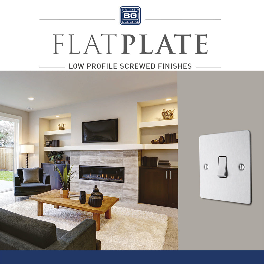 Flatplate Screwed Switches & Sockets — westbasedirect.com