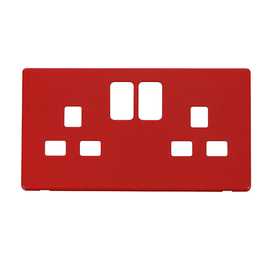 Click Definity Red Cover Plates