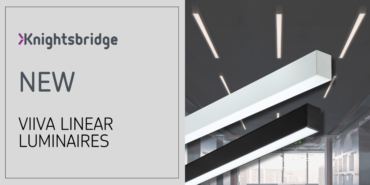 Knightsbridge VIIVA CCT & Wattage Adjustable Linear Fittings
