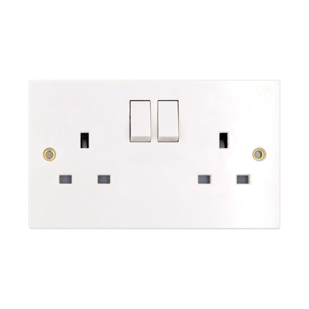 Deta Vimark White Moulded Square Edge