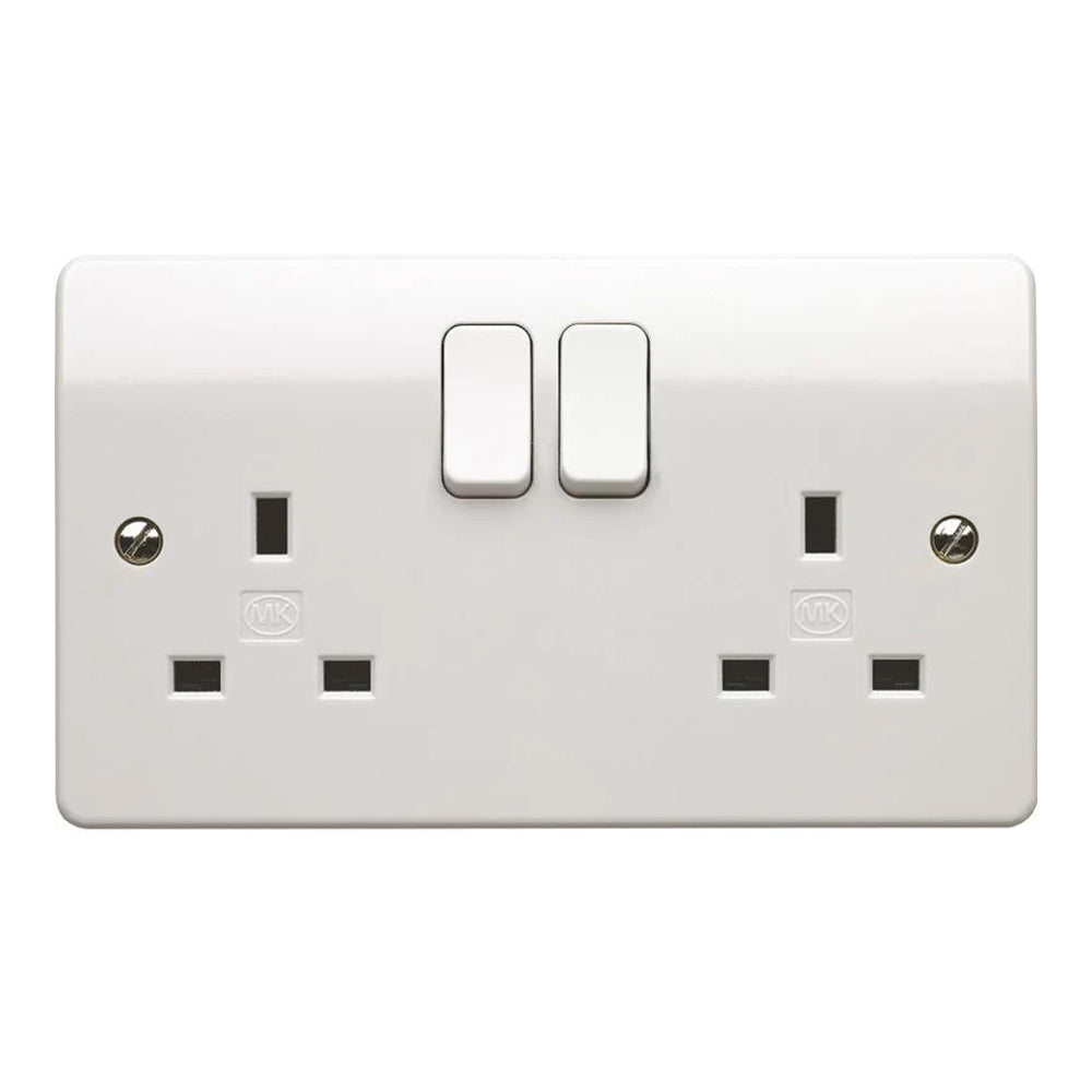 MK Logic Plus White Moulded Switches & Sockets