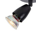 Saxby 101328 Amalfi 1lt single spotlight black 35W Matt black paint 35W GU10 reflector (Required) - westbasedirect.com