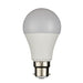 Saxby 101340 B22 LED GLS 11W Opal pc & matt white plastic & bright nickel plate 11W LED B22 Warm White - westbasedirect.com