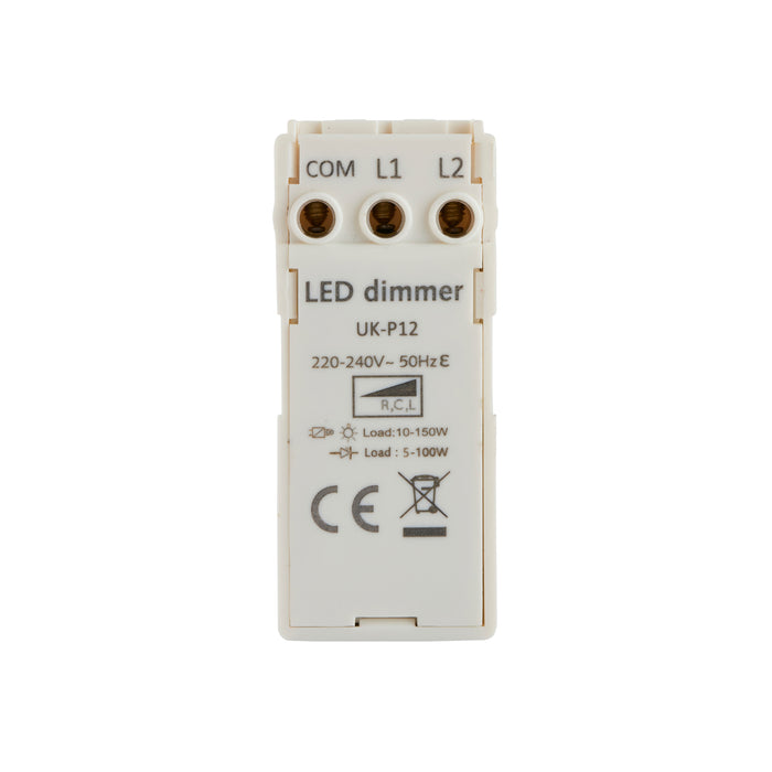 Saxby 101345 Dimmer Module 100W Universal Gloss white pc - westbasedirect.com