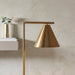 Endon 102369 Cape Task Floor Warm antique brass plate 10W LED E27 (Required) - westbasedirect.com