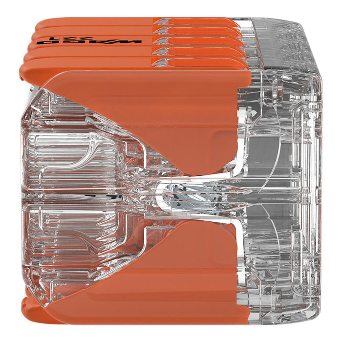 Wago 221-420 4mm² 10-Way Compact Splicing Connector - Transparent