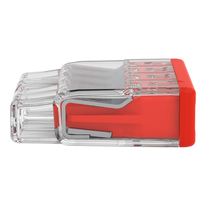 Wago 2773-404 4 Way 4mm² Compact Pushwire Connector Red (80 Full Box)