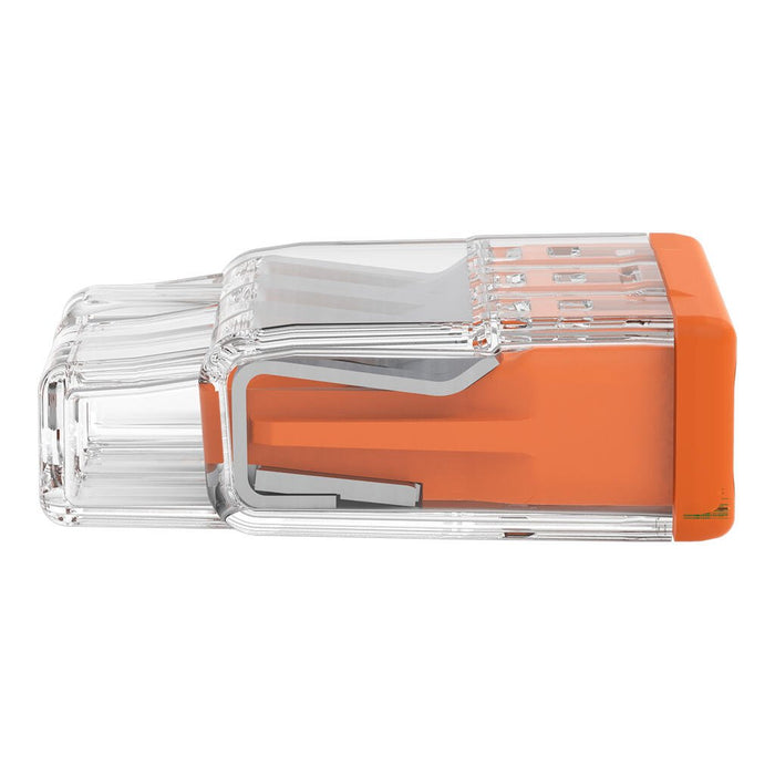 Wago 2773-403 3 Way 4mm² Compact Pushwire Connector Orange (100 Full Box)
