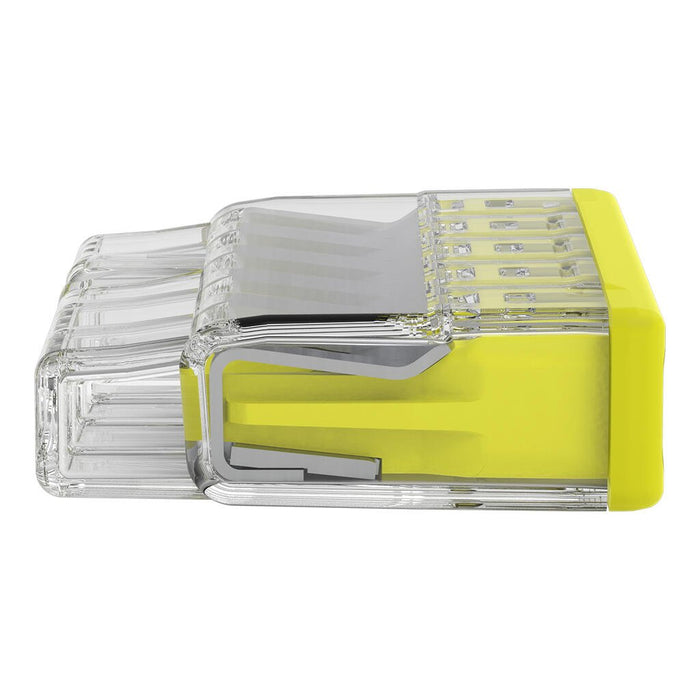 Wago 2773-405 5 Way 4mm² Compact Pushwire Connector Yellow (60 Full Box)