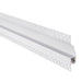 Saxby 102665 Rigel Wall Flange Plaster-in 2m Aluminium Profile/Extrusion White Matt white paint & opal pc - westbasedirect.com