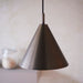 Endon 102892 Cape Pendant Brushed antique bronze plate 10W LED E27 (Required) - westbasedirect.com