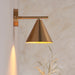 Endon 102893 Cape Wall Warm antique brass plate 7W LED E14 (Required) - westbasedirect.com