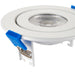 Saxby 103029 Shield360 4CCT Tri Wattage IP44 8W Matt white paint 8W LED module (SMD 2835  CCT) CCT - westbasedirect.com