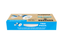 Aurora AU-R6CWSFFCP 230V 4W/6W LED IP65 Fixed Dimmable Fire Rated Downlight FastRFix White 3000K/4000K/5700K (10 Pack) - westbasedirect.com