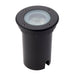 Saxby 103851 Pillar round Black IP65 7W Clear glass & matt black paint 7W LED GU10 (Required) - westbasedirect.com