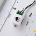 Saxby 104025 DualLED 5FT emergecy EM 58W Matt white paint & opal pc 58W LED module (SMD 2835) CCT - westbasedirect.com