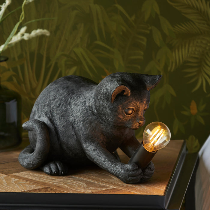 Endon 107390 Kitten Table Matt black 7W LED E14 (Required) - westbasedirect.com