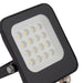 Saxby 107639 Guard PIR 10W Floodlight IP65 Matt Black Paint & Clear Glass Cool White 4000K - westbasedirect.com