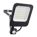 Saxby 107641 Guard PIR 30W Floodlight IP65 Matt Black Paint & Clear Glass Cool White 4000K - westbasedirect.com