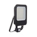 Saxby 107642 Guard PIR 50W Floodlight IP65 Matt Black Paint & Clear Glass Cool White 4000K - westbasedirect.com