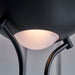 Endon 107738 Rome Mother & child task floor Matt black & opal glass 230W R7s tungsten (117mm) & 33W G9 clear capsule (Required) - westbasedirect.com