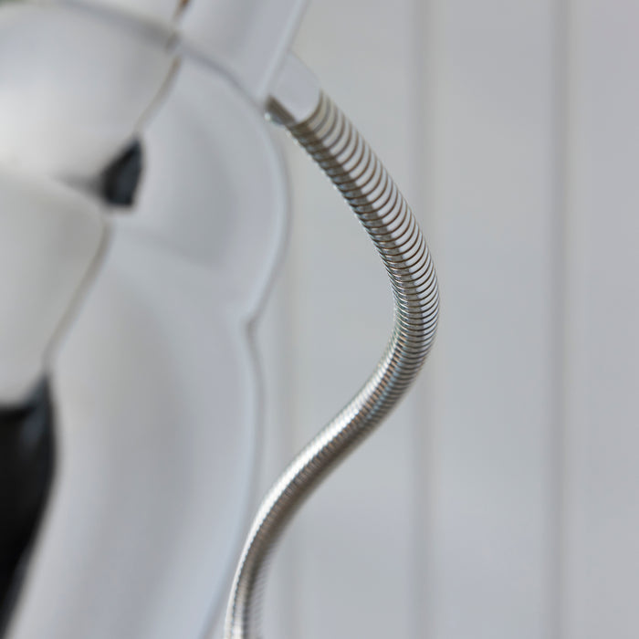 Endon 108127 Classic Flexi Reader Floor Bright nickel plate 7W LED GU10 (Required) - westbasedirect.com