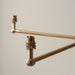 Endon 108212 Santiago 5lt Pendant Fitting Brushed aged brass plate 5 x 7W LED B22 (Required) - westbasedirect.com