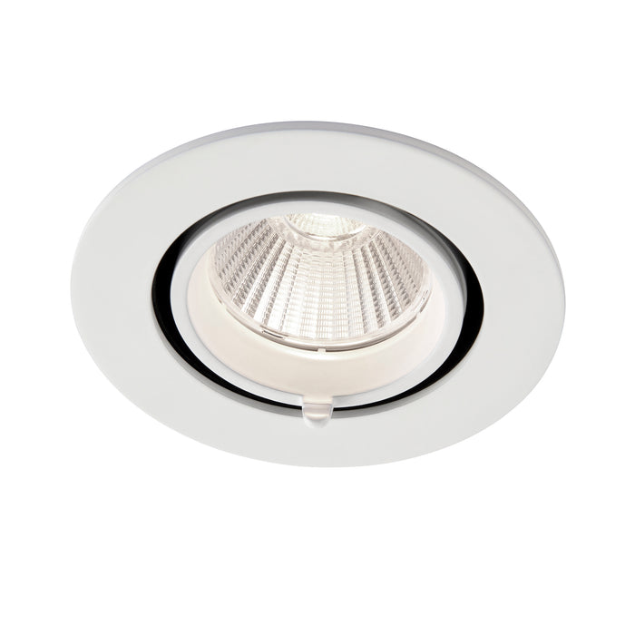 Saxby 108288 Axial CCT 10.5W Round 10.5W Matt white paint & clear pc 10.5W LED module (COB) CCT - westbasedirect.com