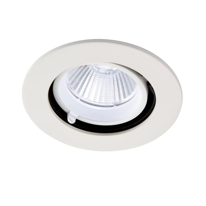Saxby 108288 Axial CCT 10.5W Round 10.5W Matt white paint & clear pc 10.5W LED module (COB) CCT - westbasedirect.com