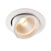 Saxby 108290 Axial CCT 30W Round 30W Matt white paint & clear pc 30W LED module (COB) CCT - westbasedirect.com