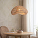 Endon 109203 Misra Pendant Shade Natural rattan 10W LED E27 or B22 (Required) - westbasedirect.com