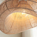 Endon 109203 Misra Pendant Shade Natural rattan 10W LED E27 or B22 (Required) - westbasedirect.com