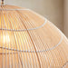 Endon 109203 Misra Pendant Shade Natural rattan 10W LED E27 or B22 (Required) - westbasedirect.com