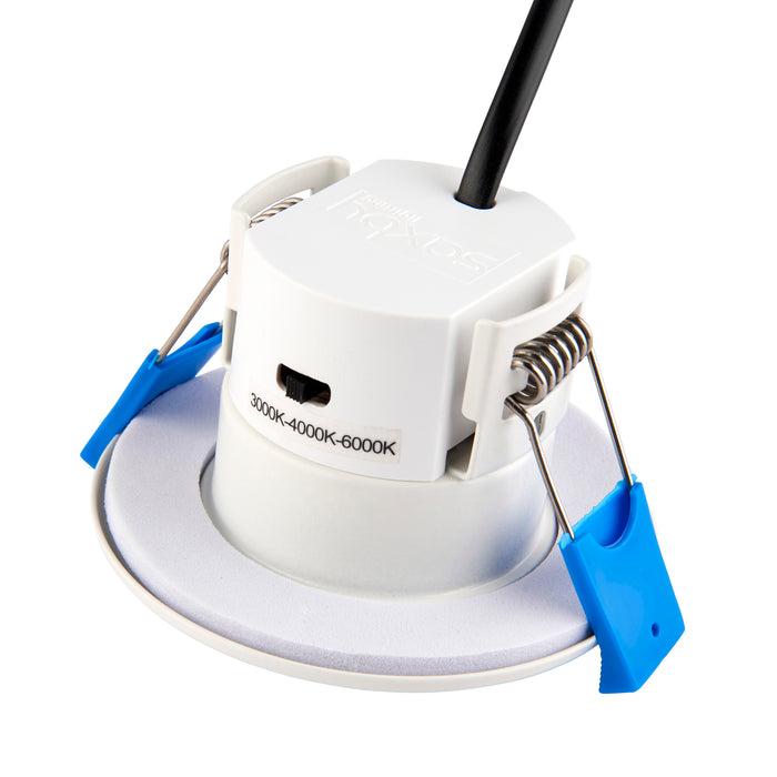 Saxby 109804 ShieldECO CCT single IP65 5W Matt white paint & clear acrylic 5W LED module (SMD 2835  CCT) CCT - westbasedirect.com