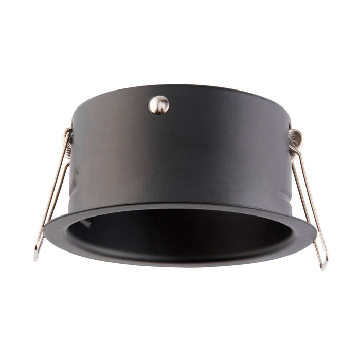 Saxby 109808 Saxby ShieldONE 75 fire-rated Open Can 10W Matt black paint 10W LED GU10 Cool White - westbasedirect.com