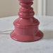 Endon 109964 Myrtle Table Base Pink clay & warm brass plate 10W LED B22 (Required) - westbasedirect.com