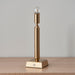 Endon 110457 Trobridge Rechargeable Table Base Brushed aged brass plate 1.5W LED (SMD 2835) Warm White - westbasedirect.com