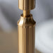 Endon 110457 Trobridge Rechargeable Table Base Brushed aged brass plate 1.5W LED (SMD 2835) Warm White - westbasedirect.com