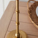 Endon 110458 Burley Rechargeable Table Base Brushed aged brass plate 1.5W LED (SMD 2835) Warm White - westbasedirect.com