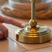 Endon 110458 Burley Rechargeable Table Base Brushed aged brass plate 1.5W LED (SMD 2835) Warm White - westbasedirect.com
