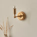 Endon 110459 Burley Rechargeable Wall Fitting Brushed aged brass plate 1.5W LED (SMD 2835) Warm White - westbasedirect.com