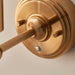 Endon 110459 Burley Rechargeable Wall Fitting Brushed aged brass plate 1.5W LED (SMD 2835) Warm White - westbasedirect.com