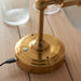 Endon 110459 Burley Rechargeable Wall Fitting Brushed aged brass plate 1.5W LED (SMD 2835) Warm White - westbasedirect.com