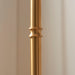 Endon 110460 Burley Rechargeable Floor Base Brushed aged brass plate 1.5W LED (SMD 2835) Warm White - westbasedirect.com