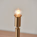 Endon 110461 Upton Rechargeable Table Base Brushed aged brass plate 1.5W LED (SMD 2835) Warm White - westbasedirect.com