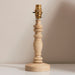 Endon 110937 Bibury Table Base Natural ash & brushed aged brass plate 7W LED B22 (Required) - westbasedirect.com
