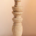 Endon 110937 Bibury Table Base Natural ash & brushed aged brass plate 7W LED B22 (Required) - westbasedirect.com